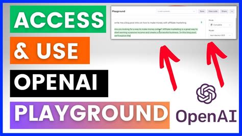 The OpenAI Playground: Features, Access, Usage .